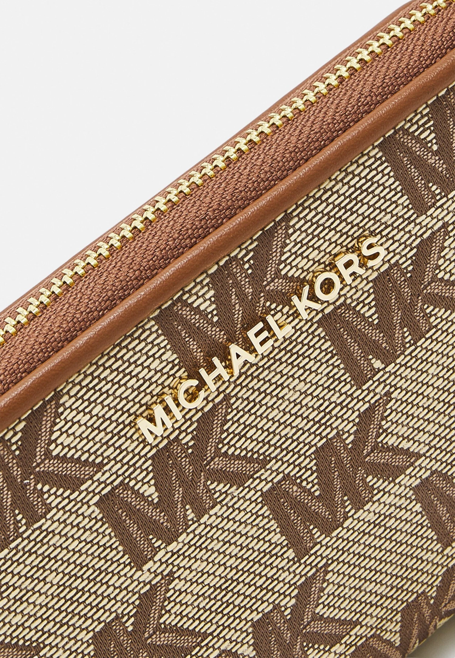 MICHAEL Michael Kors Jet Set Card Case - Portemonnee - Beige/Ebony 8 MICHAEL Michael Kors Jet Set Card Case - Portemonnee - Beige/Ebony - Afbeelding 6