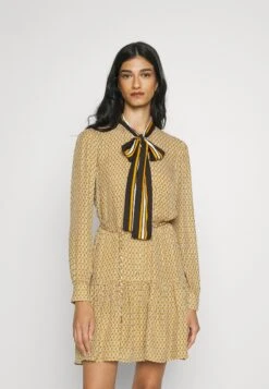 MICHAEL Michael Kors Lattice Logo Bow- Jurk - Marigold