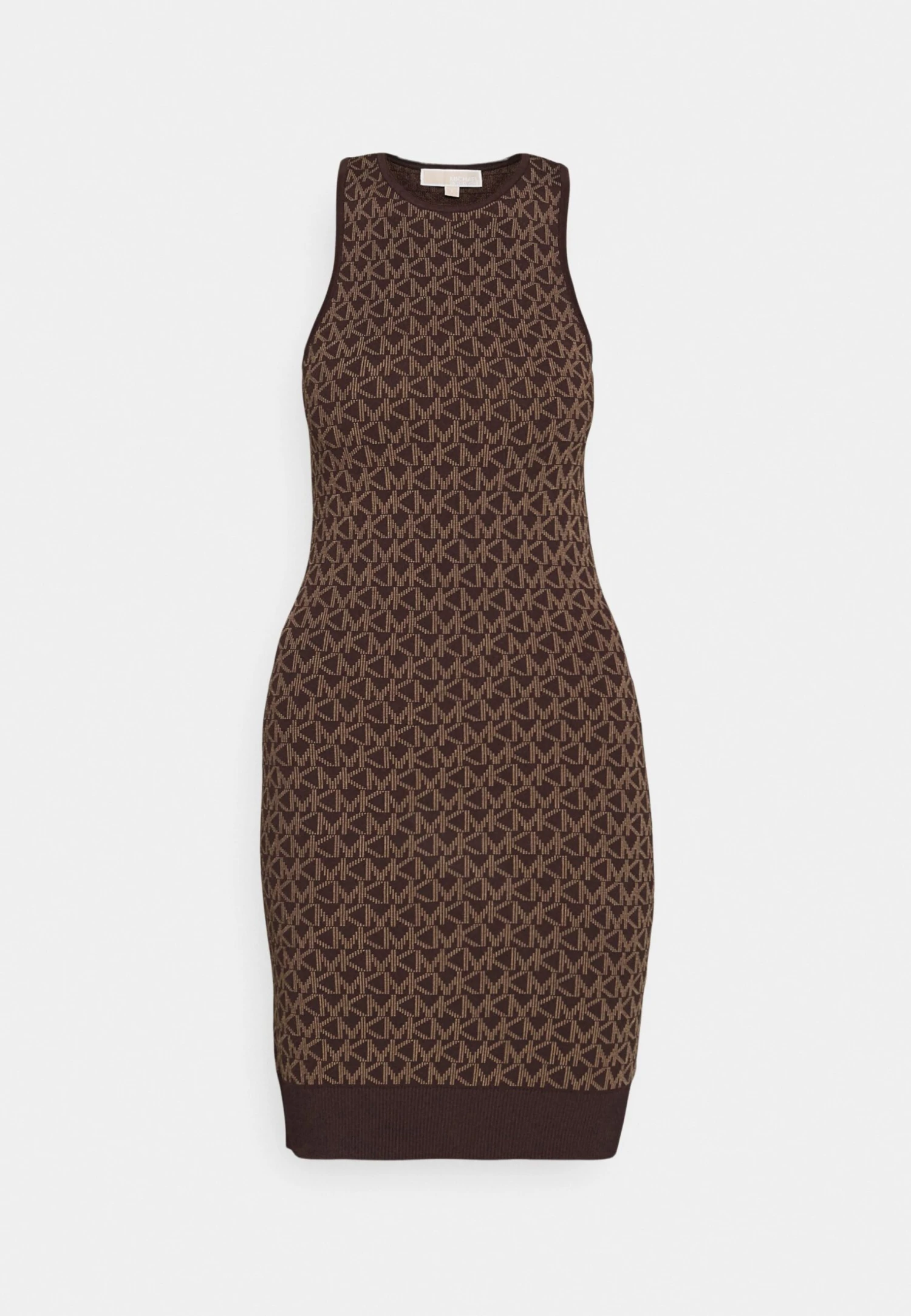 MICHAEL Michael Kors Eco Bold Logo - Jurk - Chocolate 7 MICHAEL Michael Kors Eco Bold Logo - Jurk - Chocolate - Afbeelding 5