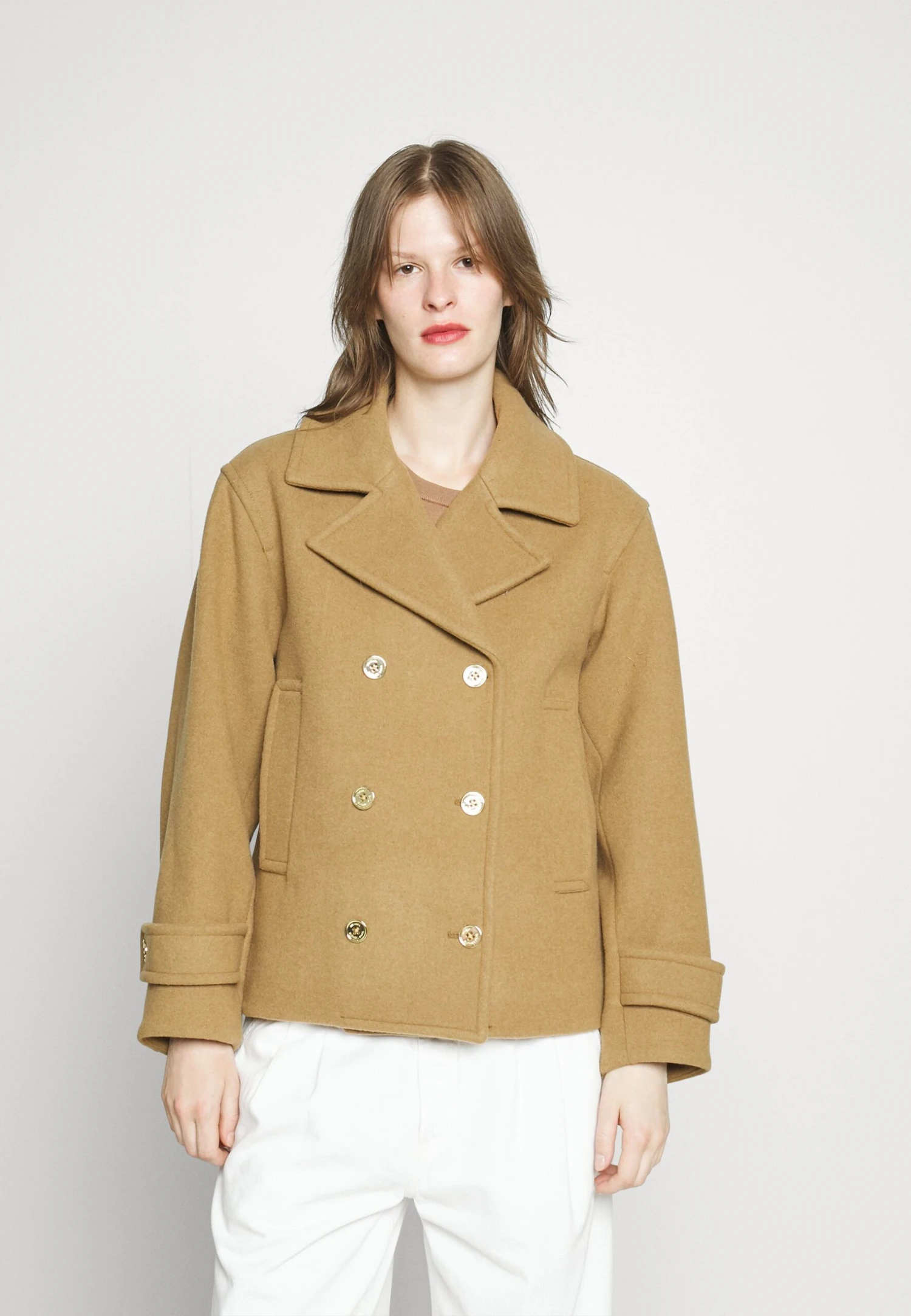 MICHAEL Michael Kors Peacoat - Lichte Jas - Dark Camel 6 MICHAEL Michael Kors Peacoat - Lichte Jas - Dark Camel - Afbeelding 4