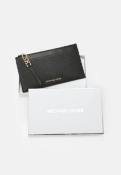 MICHAEL Michael Kors Empire Zip Card Case - Portemonnee - Black -MICHAEL Michael Kors a5f2b824b4be4c5aa08d5d34c7507833