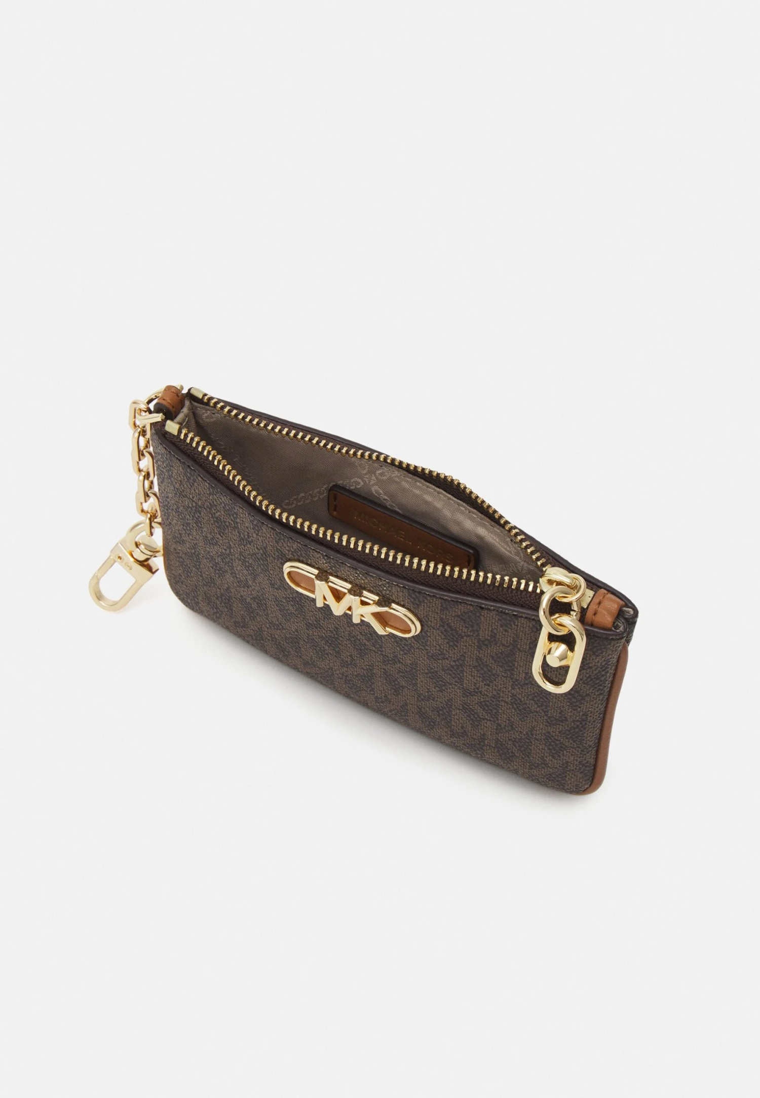 MICHAEL Michael Kors Parker Key Card Holder - Portemonnee - Brown/Acorn 5 MICHAEL Michael Kors Parker Key Card Holder - Portemonnee - Brown/Acorn - Afbeelding 3