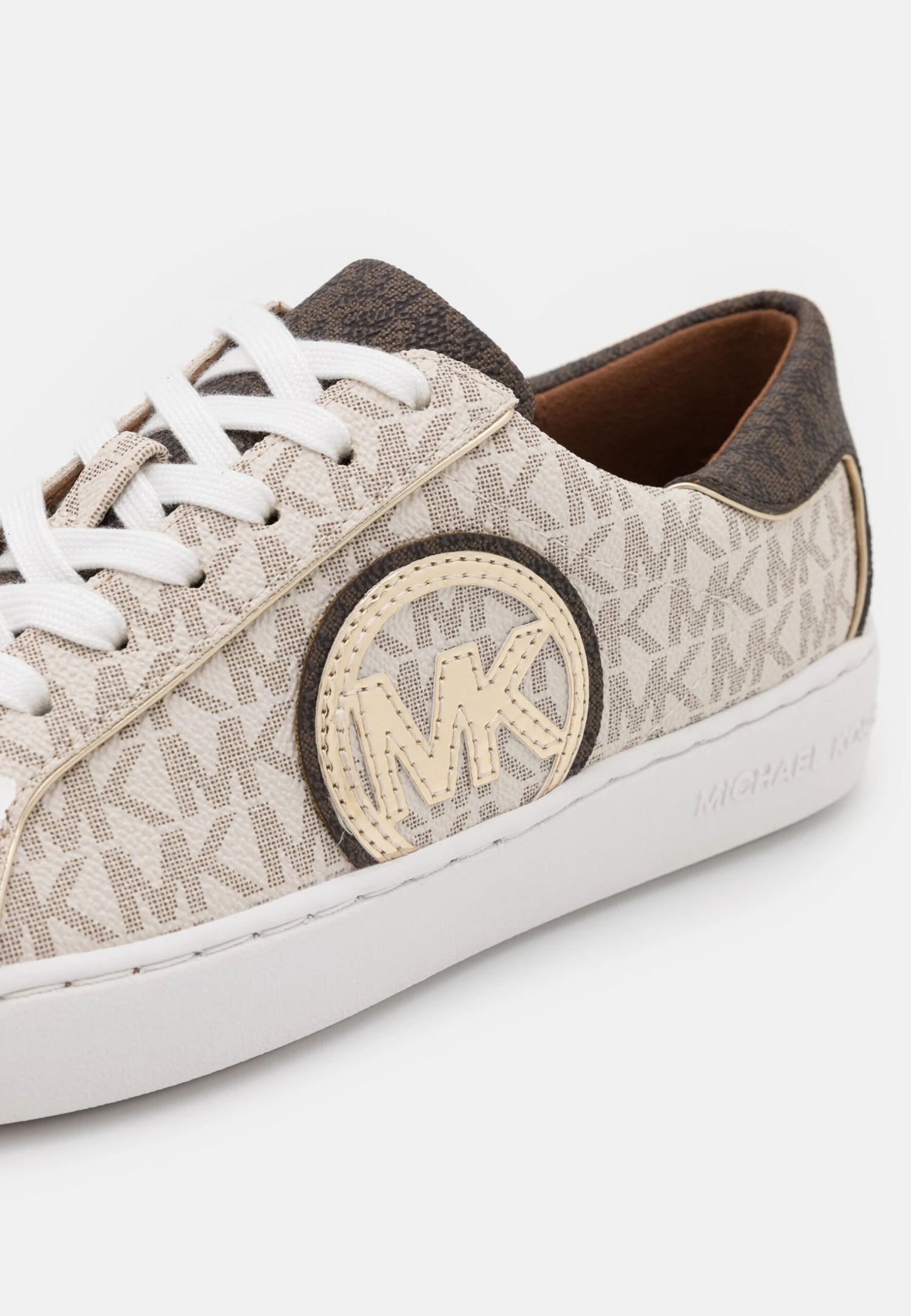 MICHAEL Michael Kors Keaton - Sneakers Laag - Vanilla/Brown 9 MICHAEL Michael Kors Keaton - Sneakers Laag - Vanilla/Brown - Afbeelding 7