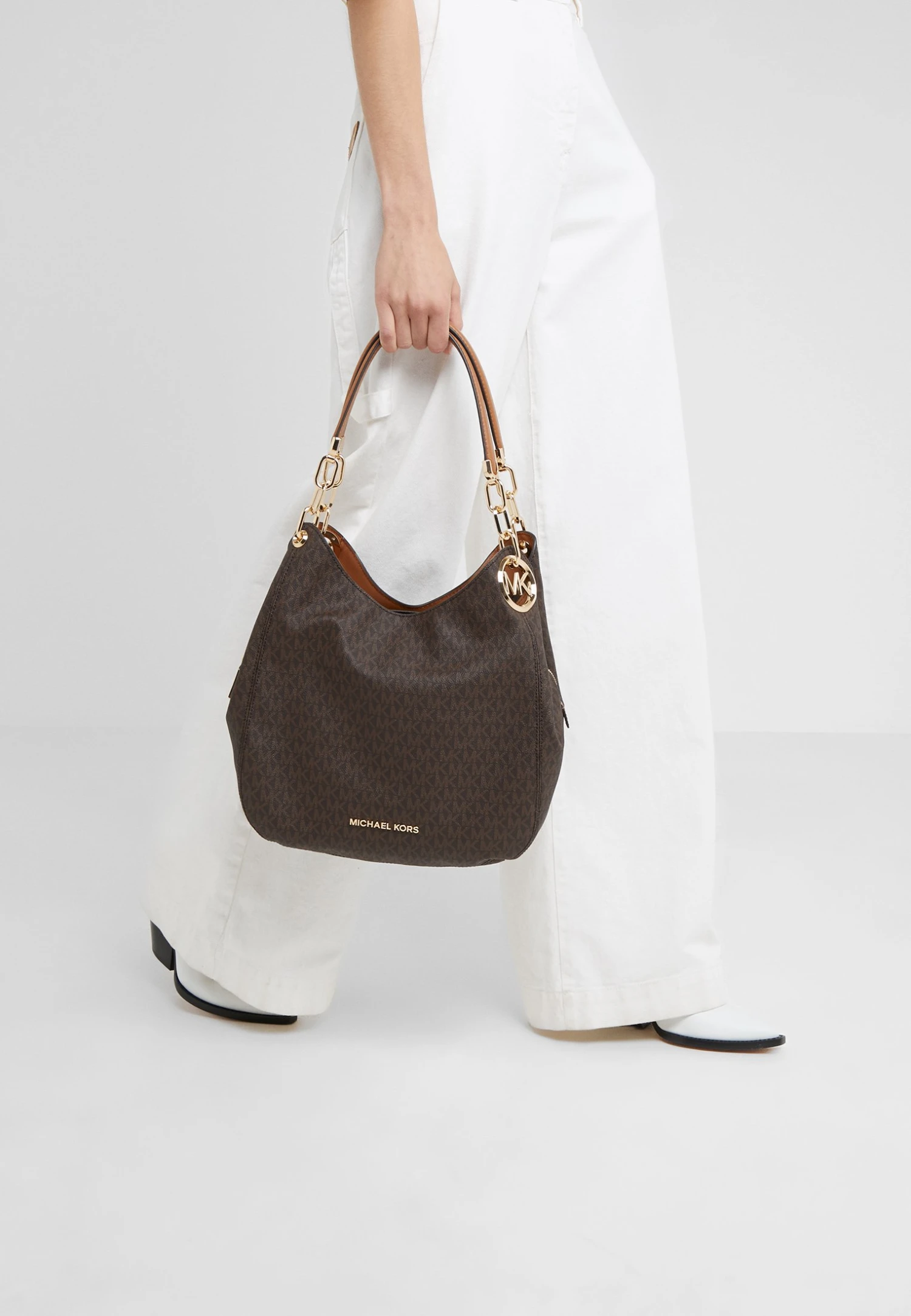 MICHAEL Michael Kors Lillie Chain Tote- Shopper - Acorn 4 MICHAEL Michael Kors Lillie Chain Tote- Shopper - Acorn - Afbeelding 2