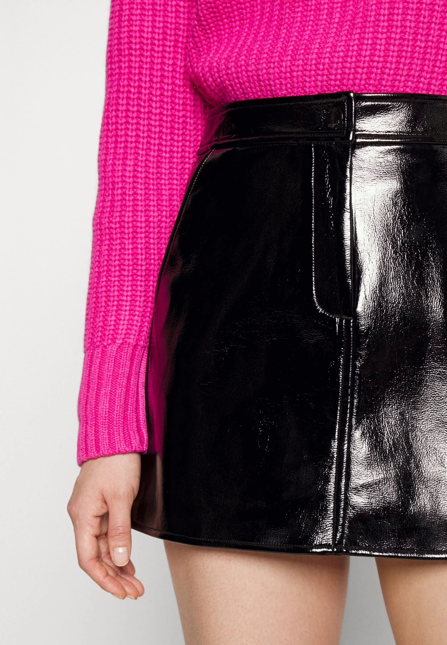 MICHAEL Michael Kors Patent Skirt - Minirok - Black 8 MICHAEL Michael Kors Patent Skirt - Minirok - Black - Afbeelding 6