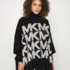 MICHAEL Michael Kors Logo Poncho - Poncho - Black 1 MICHAEL Michael Kors Logo Poncho - Poncho - Black -MICHAEL Michael Kors aa1fbbd217ba4ab29a179b246a56411f