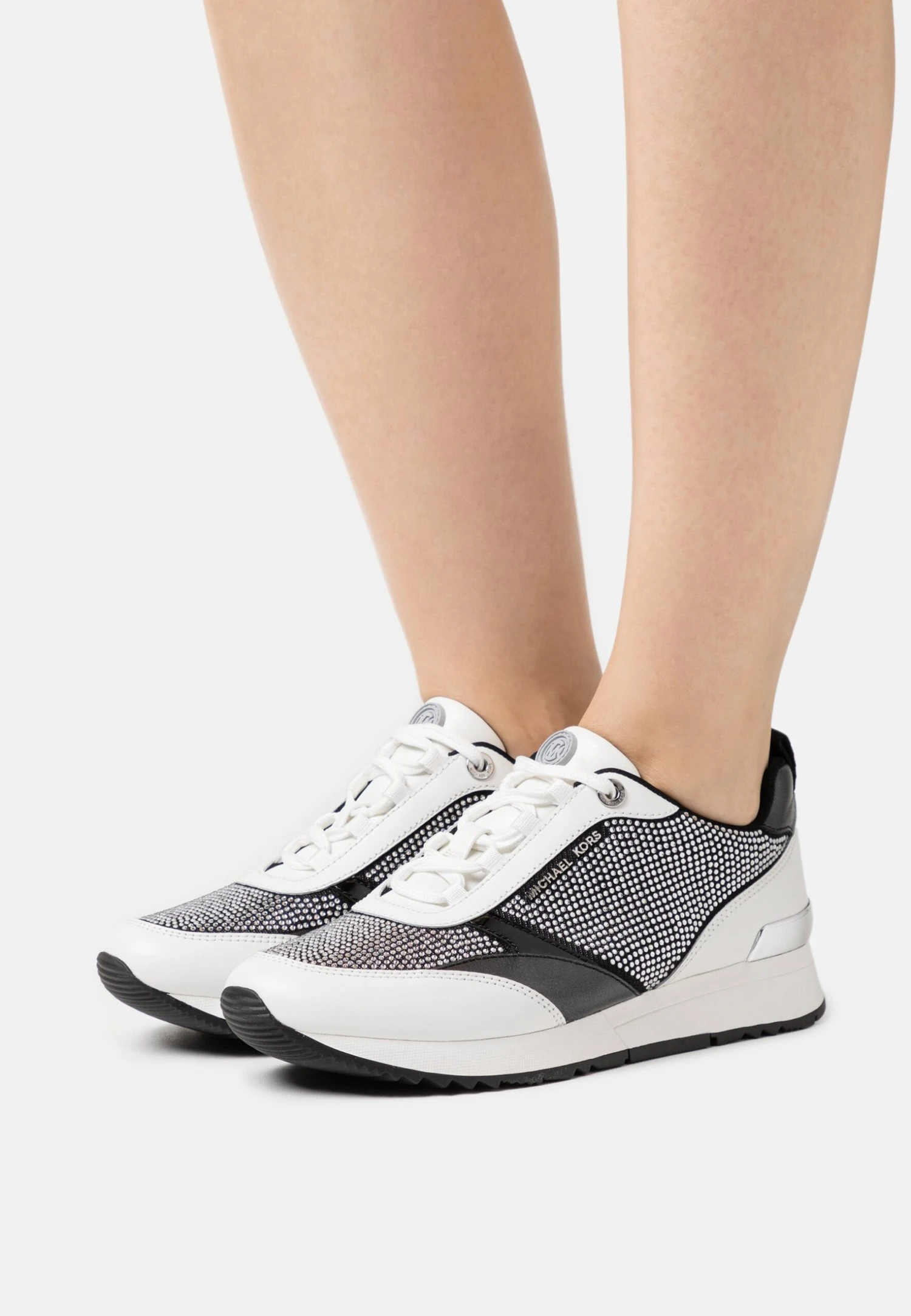 MICHAEL Michael Kors Allie Stride Trainer - Sneakers Laag - Black/Optic White 3 MICHAEL Michael Kors Allie Stride Trainer - Sneakers Laag - Black/Optic White