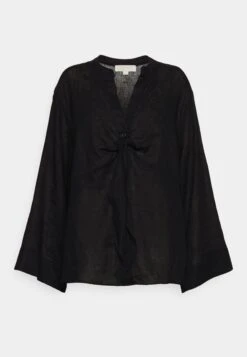 MICHAEL Michael Kors Solid Tie Blouse - Blouse - Black 10 MICHAEL Michael Kors Solid Tie Blouse - Blouse - Black -MICHAEL Michael Kors aa7127d5a7cc4ad192c079120d5c066c