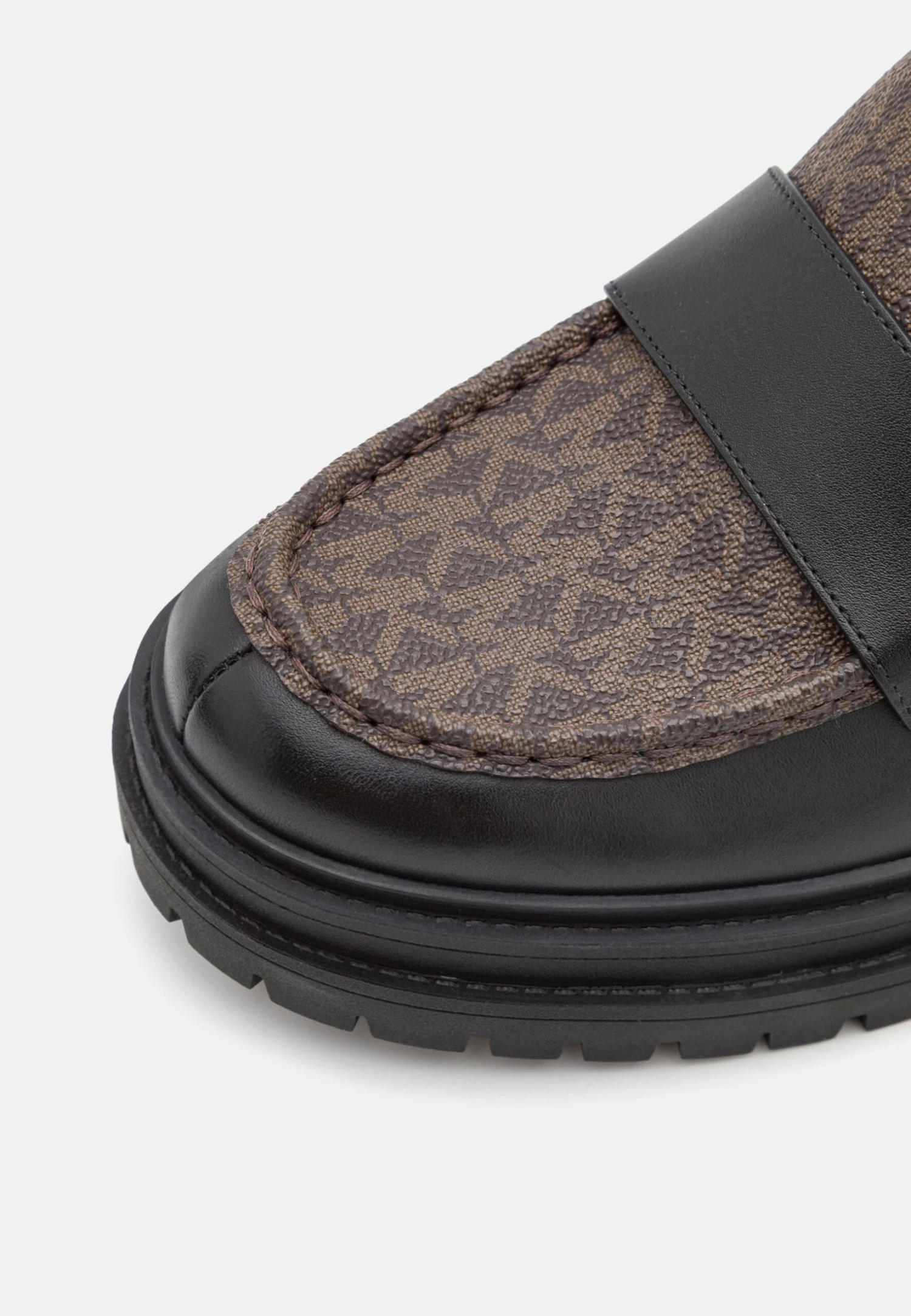 MICHAEL Michael Kors Rocco Heeled Loafer - Plateaupumps - Black/Brown 9 MICHAEL Michael Kors Rocco Heeled Loafer - Plateaupumps - Black/Brown - Afbeelding 7