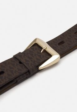 MICHAEL Michael Kors Logo Belt - Riem - Brown/Black/Gold-Coloured 7 MICHAEL Michael Kors Logo Belt - Riem - Brown/Black/Gold-Coloured -MICHAEL Michael Kors aad227c9ec29417f8d960e2bccd0f496