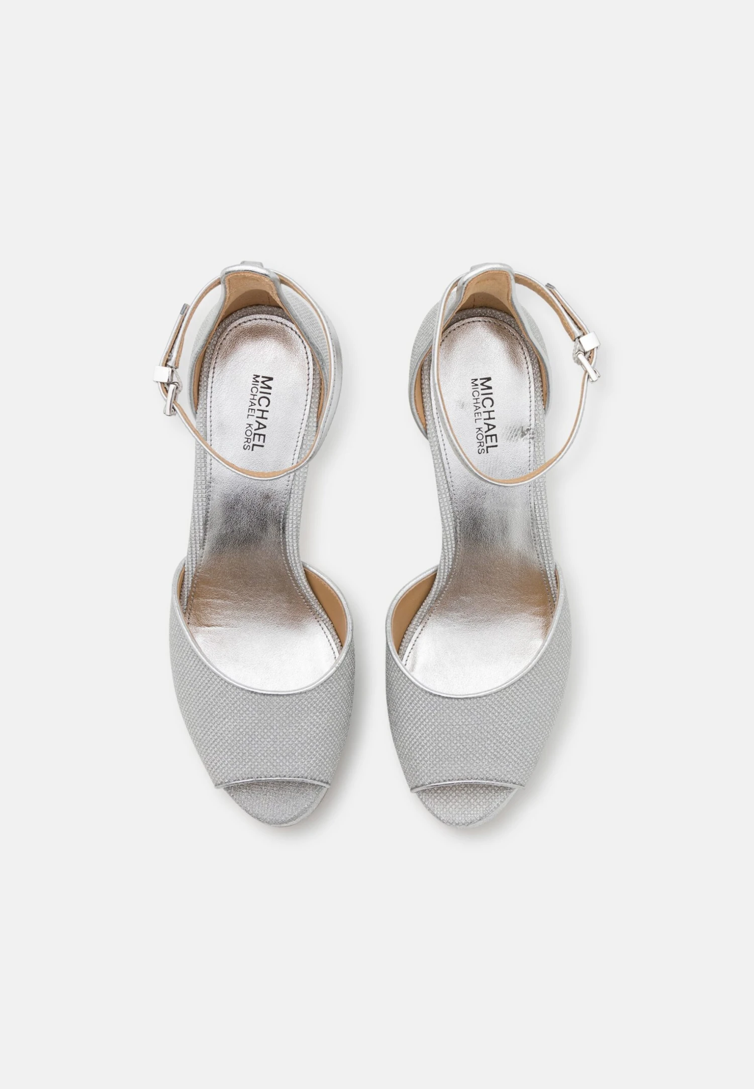 MICHAEL Michael Kors Martina- Sandalen Met Hoge Hak - Silver 7 MICHAEL Michael Kors Martina- Sandalen Met Hoge Hak - Silver - Afbeelding 5