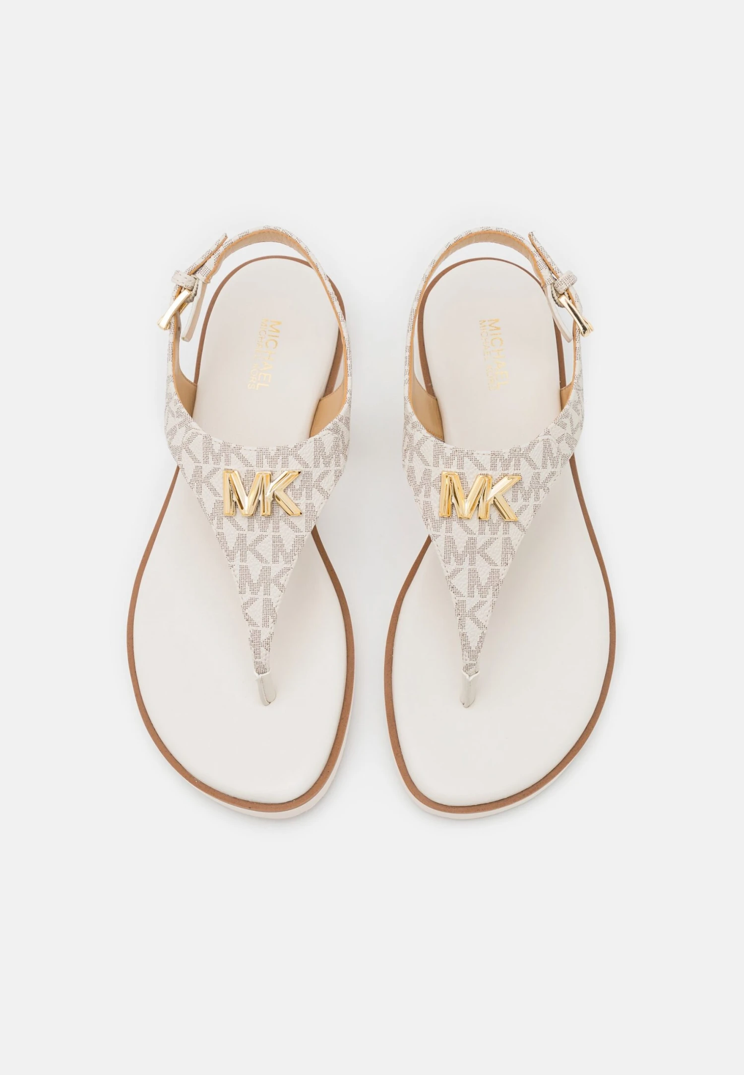 MICHAEL Michael Kors Jilly Flat - Teensandalen - Vanilla 7 MICHAEL Michael Kors Jilly Flat - Teensandalen - Vanilla - Afbeelding 5