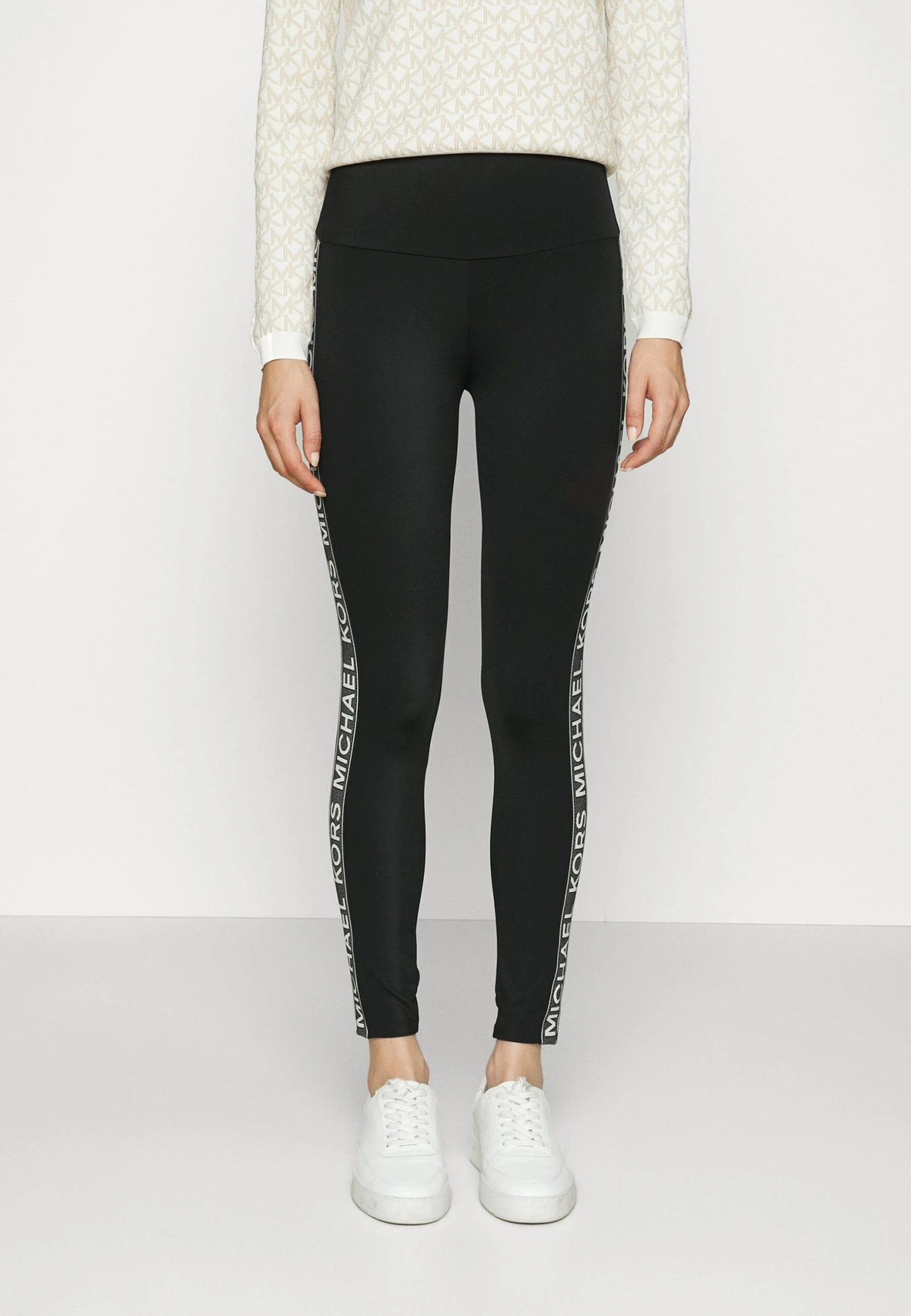 MICHAEL Michael Kors Logo Tape- Legging - Black 3 MICHAEL Michael Kors Logo Tape- Legging - Black