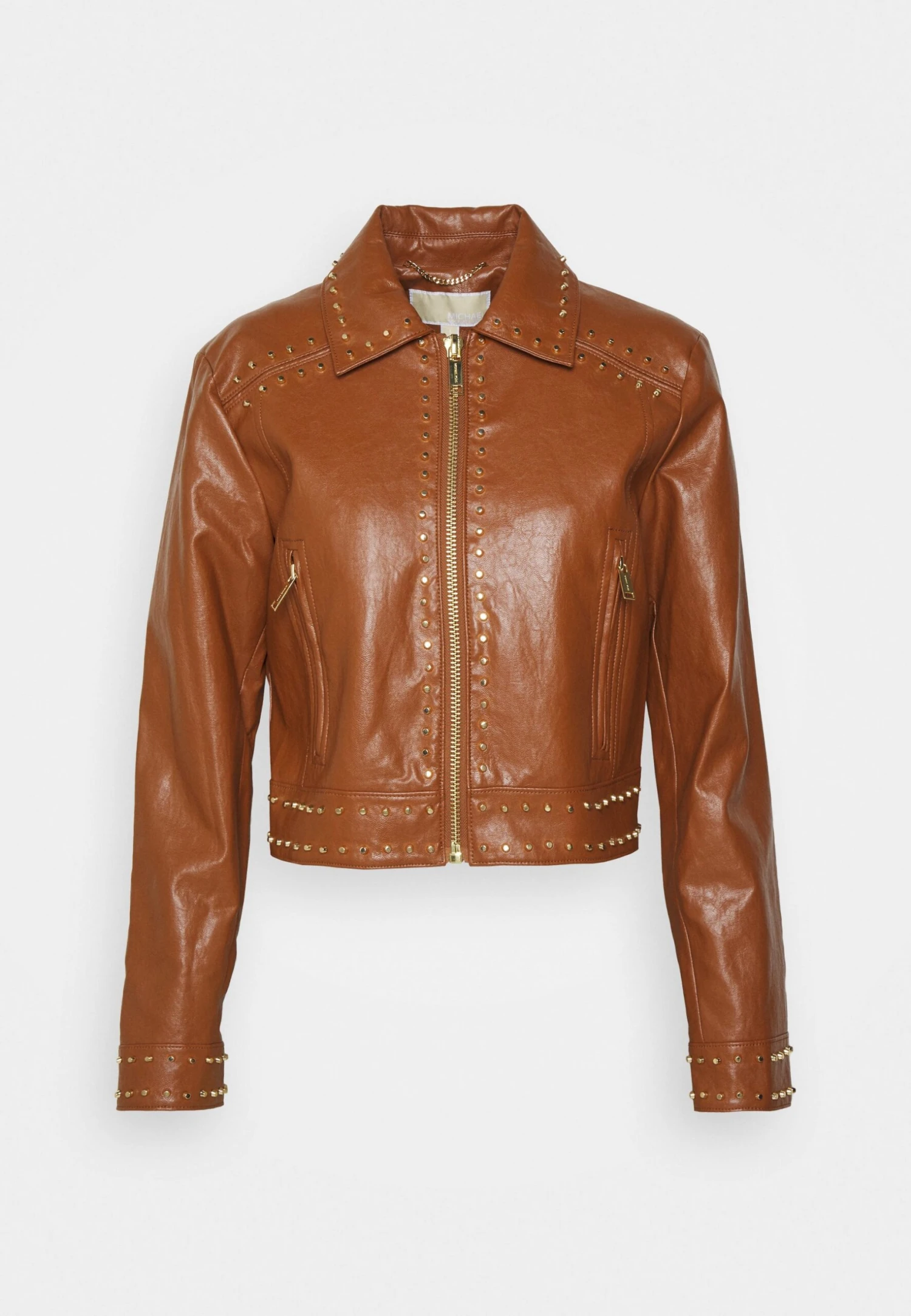 MICHAEL Michael Kors Imitatieleren Jas - Luggage 8 MICHAEL Michael Kors Imitatieleren Jas - Luggage - Afbeelding 6