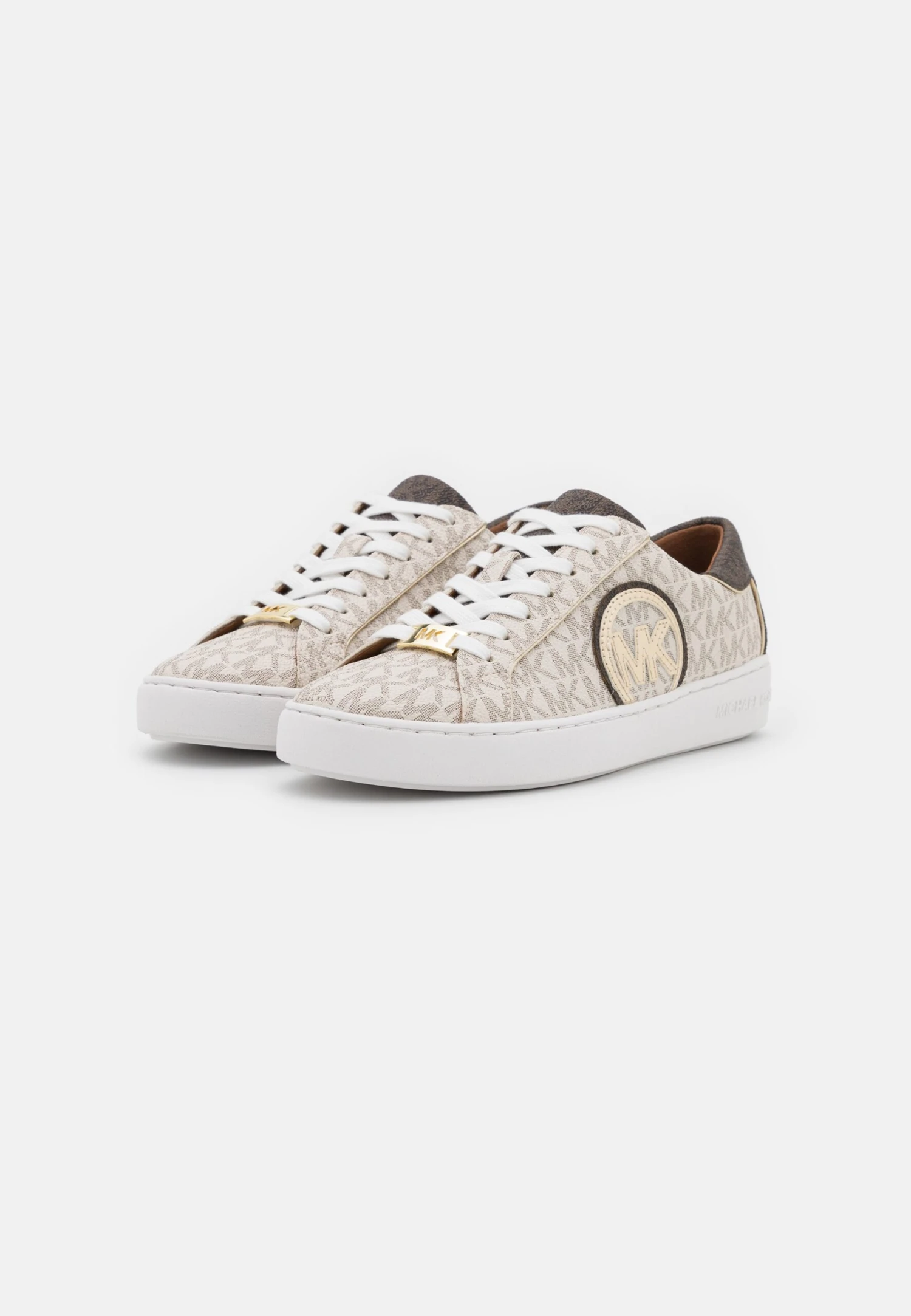 MICHAEL Michael Kors Keaton - Sneakers Laag - Vanilla/Brown 5 MICHAEL Michael Kors Keaton - Sneakers Laag - Vanilla/Brown - Afbeelding 3
