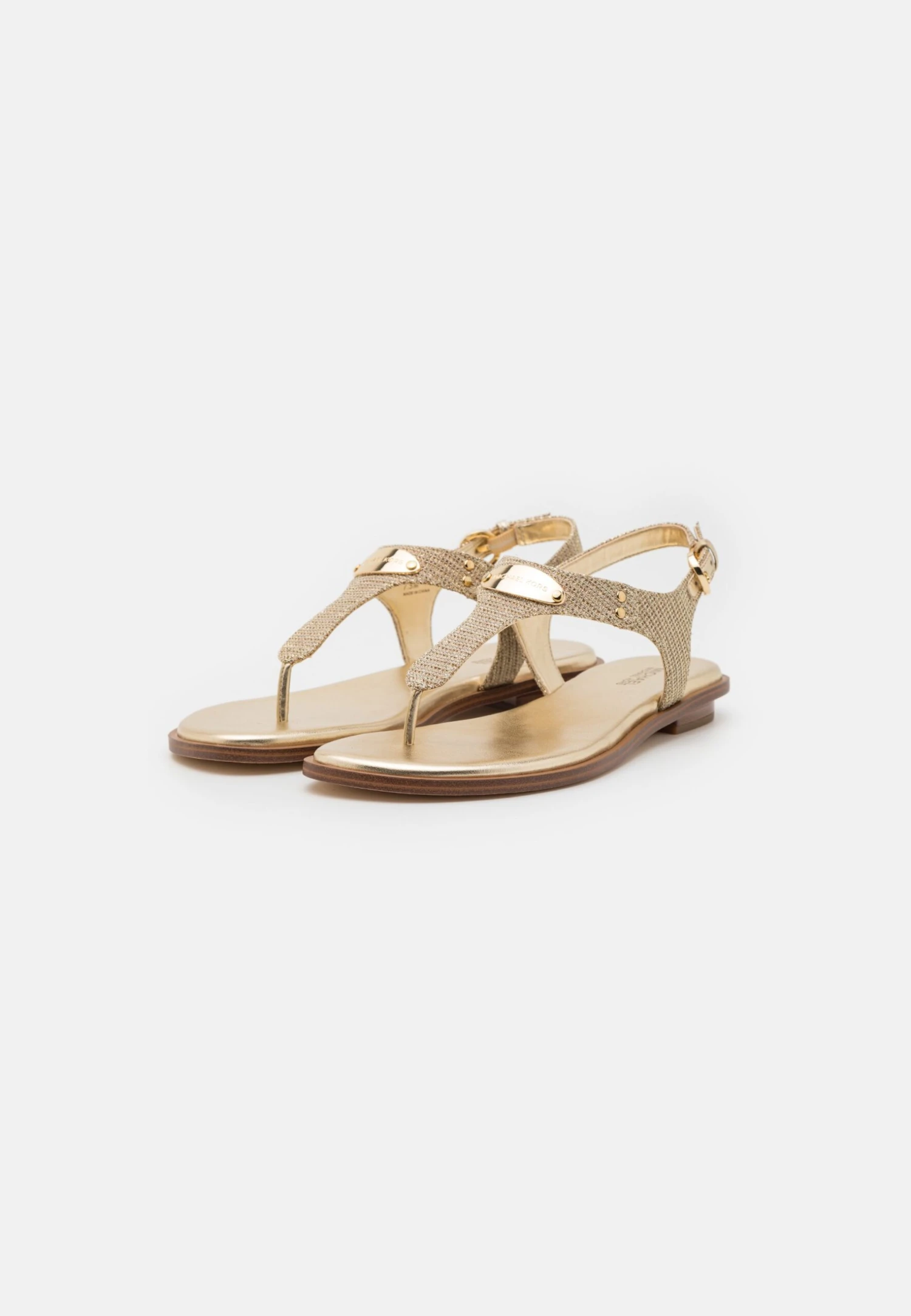 MICHAEL Michael Kors Plate Thong - Teensandalen - Pale Gold 5 MICHAEL Michael Kors Plate Thong - Teensandalen - Pale Gold - Afbeelding 3