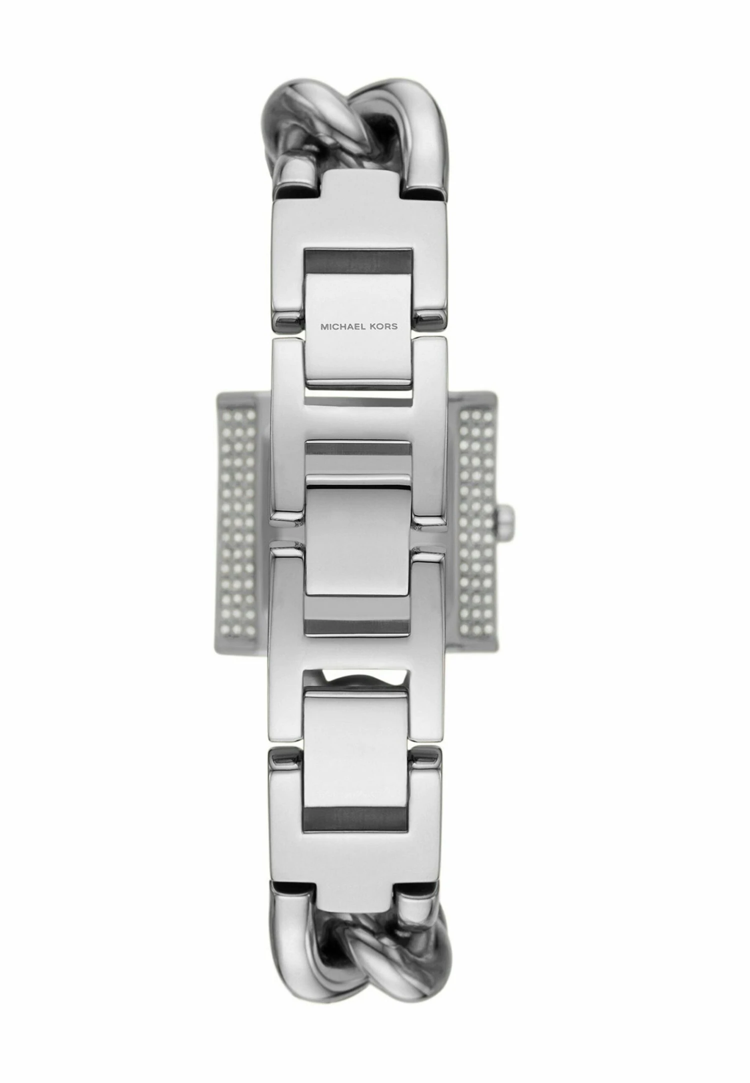 Michael Kors Traditional Mk Chain Lock - Horloge - Silver-Coloured 5 Michael Kors Traditional Mk Chain Lock - Horloge - Silver-Coloured - Afbeelding 3