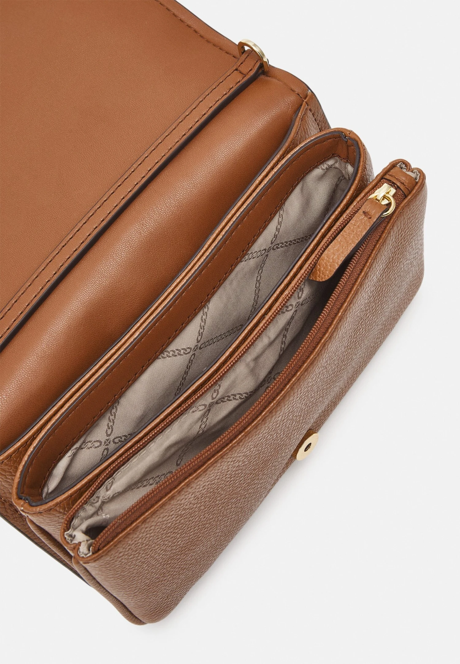 MICHAEL Michael Kors Jet Charm Accordian Flap Xbody - Schoudertas - Brown 5 MICHAEL Michael Kors Jet Charm Accordian Flap Xbody - Schoudertas - Brown - Afbeelding 3