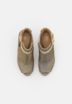 MICHAEL Michael Kors Lawson Open Toe - Enkellaarsjes Met Hoge Hak - Gold -MICHAEL Michael Kors ba3272ba14ab430e8ccf301d36cb638c