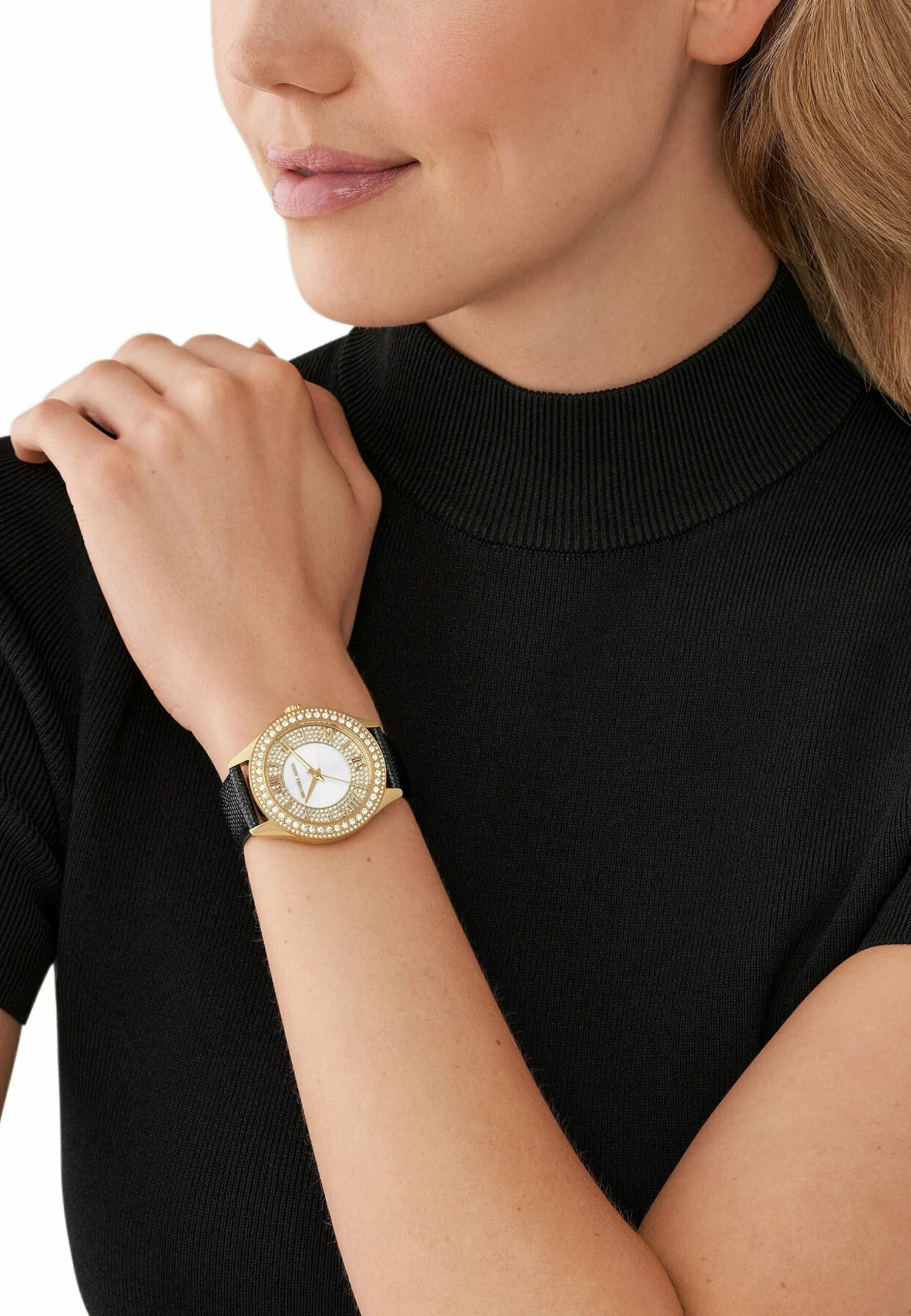 Michael Kors Traditional Harlowe - Horloge - Black 3 Michael Kors Traditional Harlowe - Horloge - Black