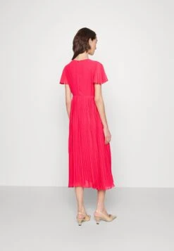 MICHAEL Michael Kors Pleated Midi- Jurk - Geranium 10 MICHAEL Michael Kors Pleated Midi- Jurk - Geranium -MICHAEL Michael Kors c35b982416bd480083202094d5d54670