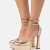 MICHAEL Michael Kors Martina Ankle Strap - Plateaupumps - Pale Gold 1 MICHAEL Michael Kors Martina Ankle Strap - Plateaupumps - Pale Gold -MICHAEL Michael Kors c56187f28bea43f09e45d643de775ed1
