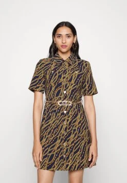 MICHAEL Michael Kors Chain Belted - Jurk - Midnightblue