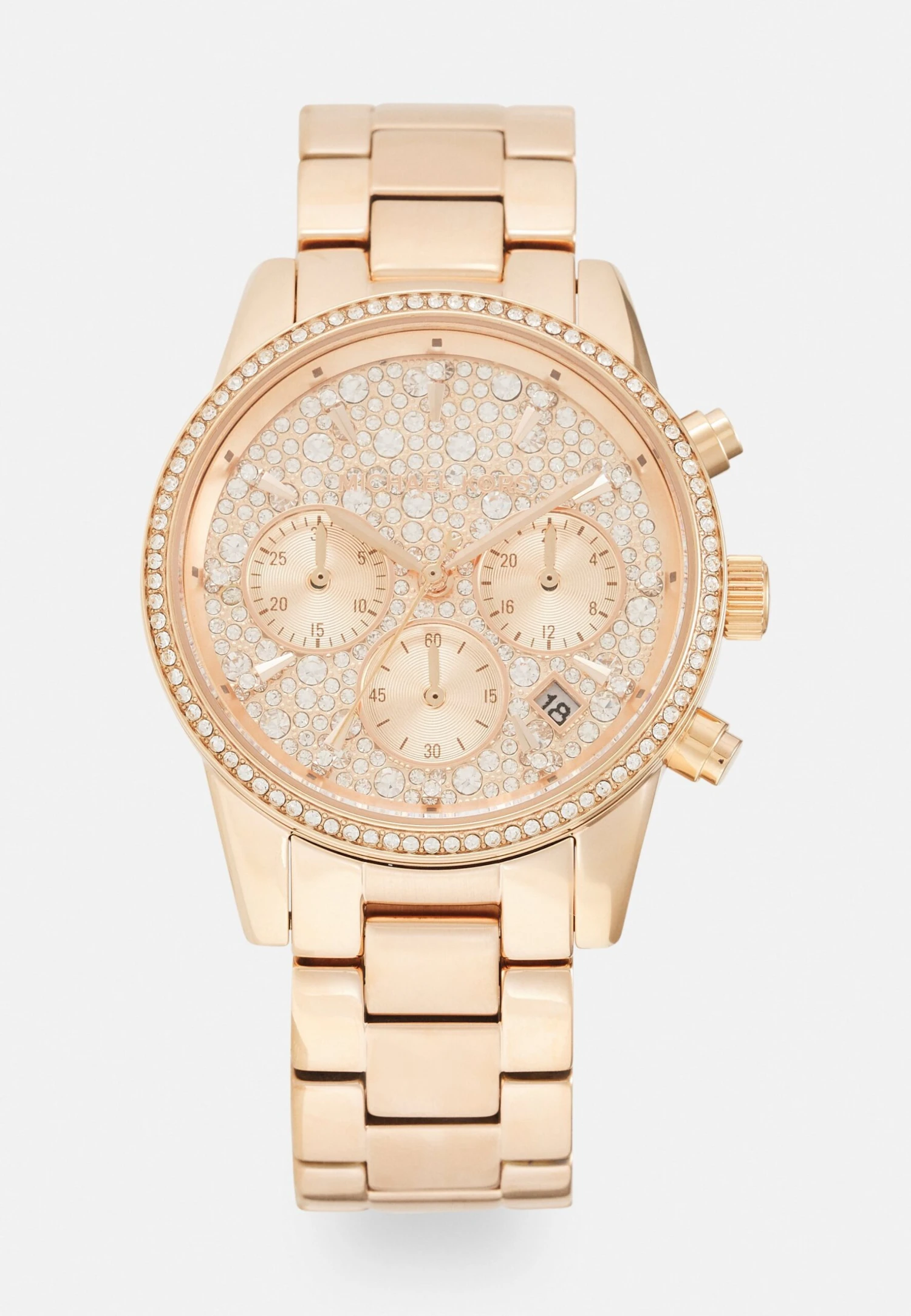Michael Kors Ritz - Chronograaf - Rose Gold-Coloured 3 Michael Kors Ritz - Chronograaf - Rose Gold-Coloured