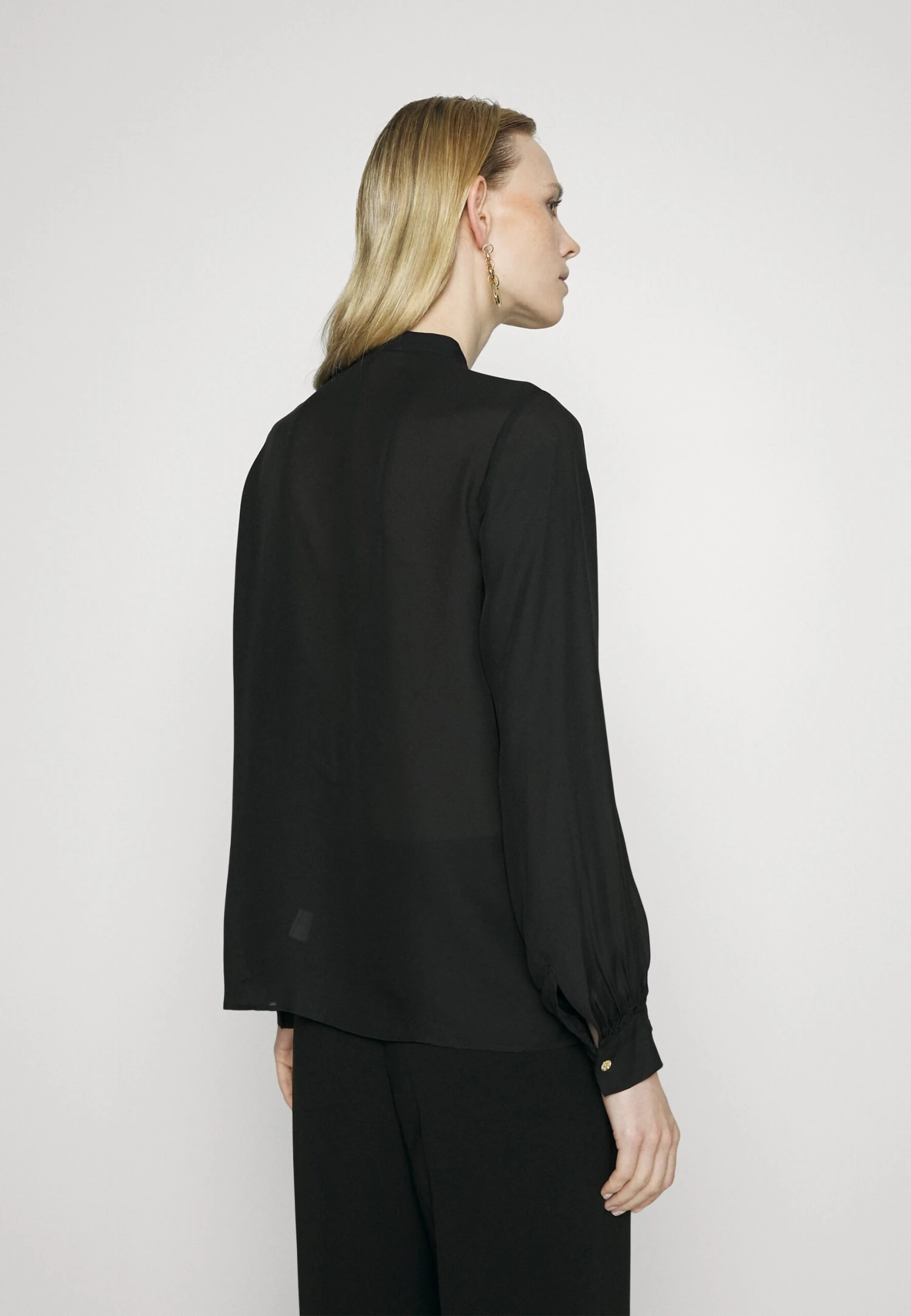 MICHAEL Michael Kors Button Down Blouse - Blouse - Black 5 MICHAEL Michael Kors Button Down Blouse - Blouse - Black - Afbeelding 3