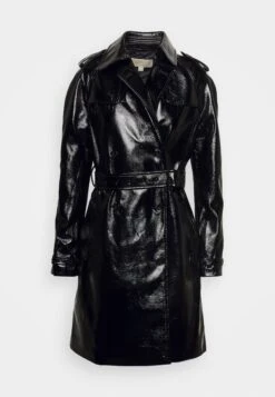 MICHAEL Michael Kors Faux Ptnt Trench - Trenchcoat - Black 14 MICHAEL Michael Kors Faux Ptnt Trench - Trenchcoat - Black -MICHAEL Michael Kors cd7a1deb864e492aad48fcdba7785259