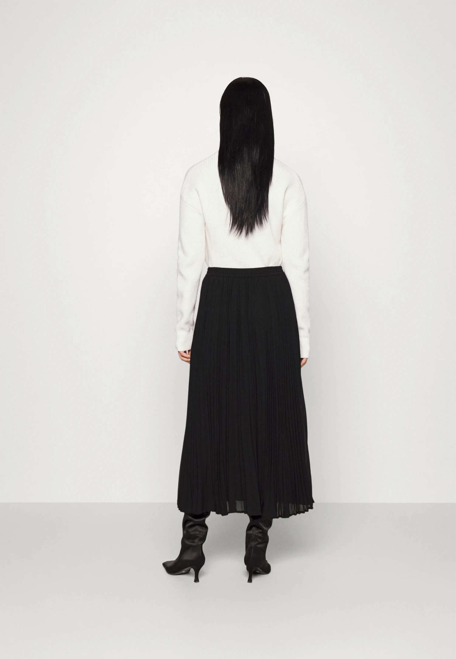 MICHAEL Michael Kors Midi Pleat Skrt - Plooirok - Black 5 MICHAEL Michael Kors Midi Pleat Skrt - Plooirok - Black - Afbeelding 3