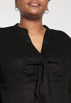 MICHAEL Michael Kors Solid Tie Blouse - Blouse - Black 11 MICHAEL Michael Kors Solid Tie Blouse - Blouse - Black -MICHAEL Michael Kors cebbc3ae4f414021bcffdf511e1e8f3b