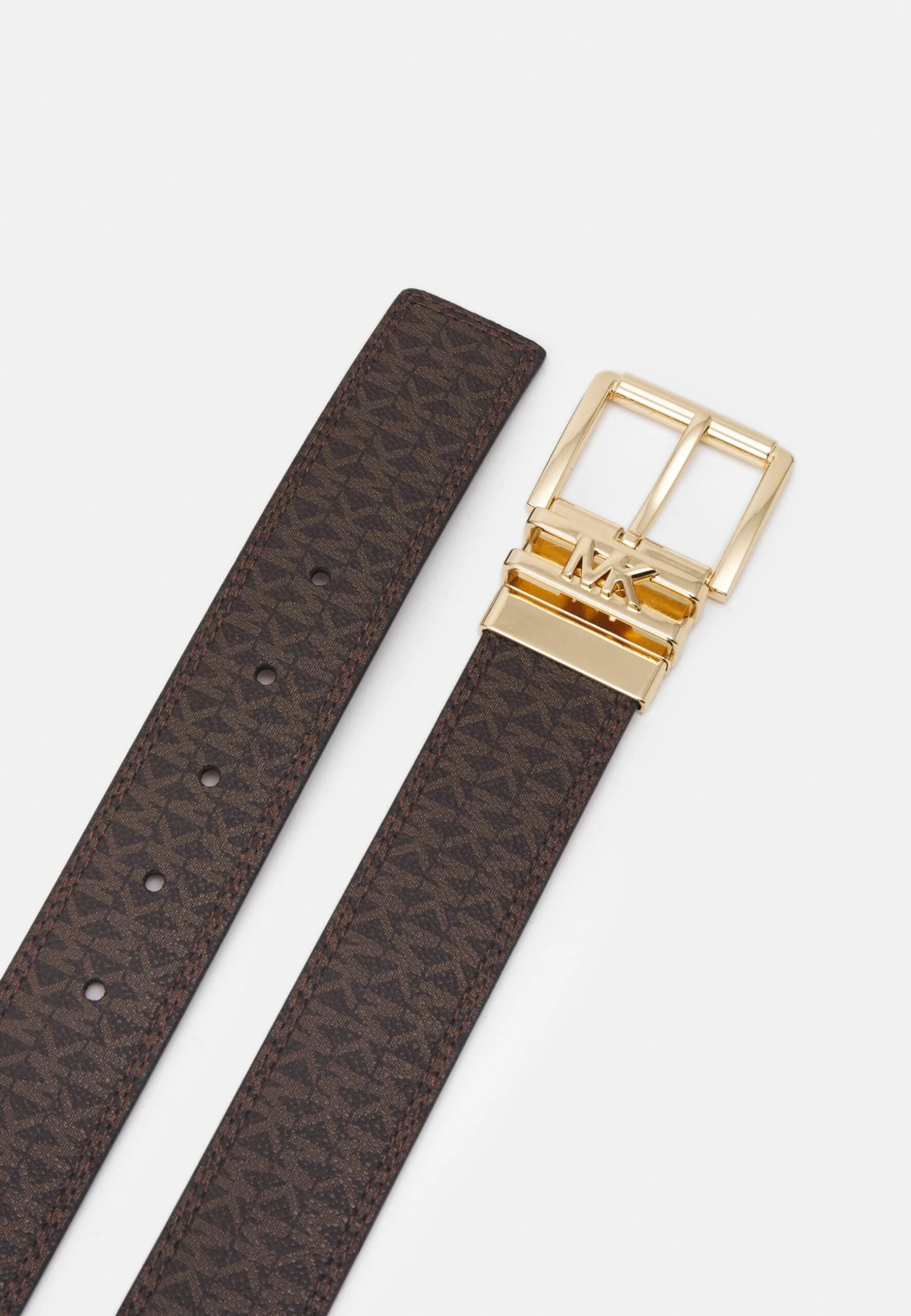 MICHAEL Michael Kors Logo Reversible Belt - Riem - Brown/Chocolate/Gold-Coloured 4 MICHAEL Michael Kors Logo Reversible Belt - Riem - Brown/Chocolate/Gold-Coloured - Afbeelding 2