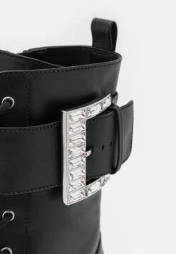 MICHAEL Michael Kors Bryce Cuff Bootie - Enkellaarsjes Met Plateauzool - Black -MICHAEL Michael Kors cf31ea7d2dc945b48e652115003cbc6e