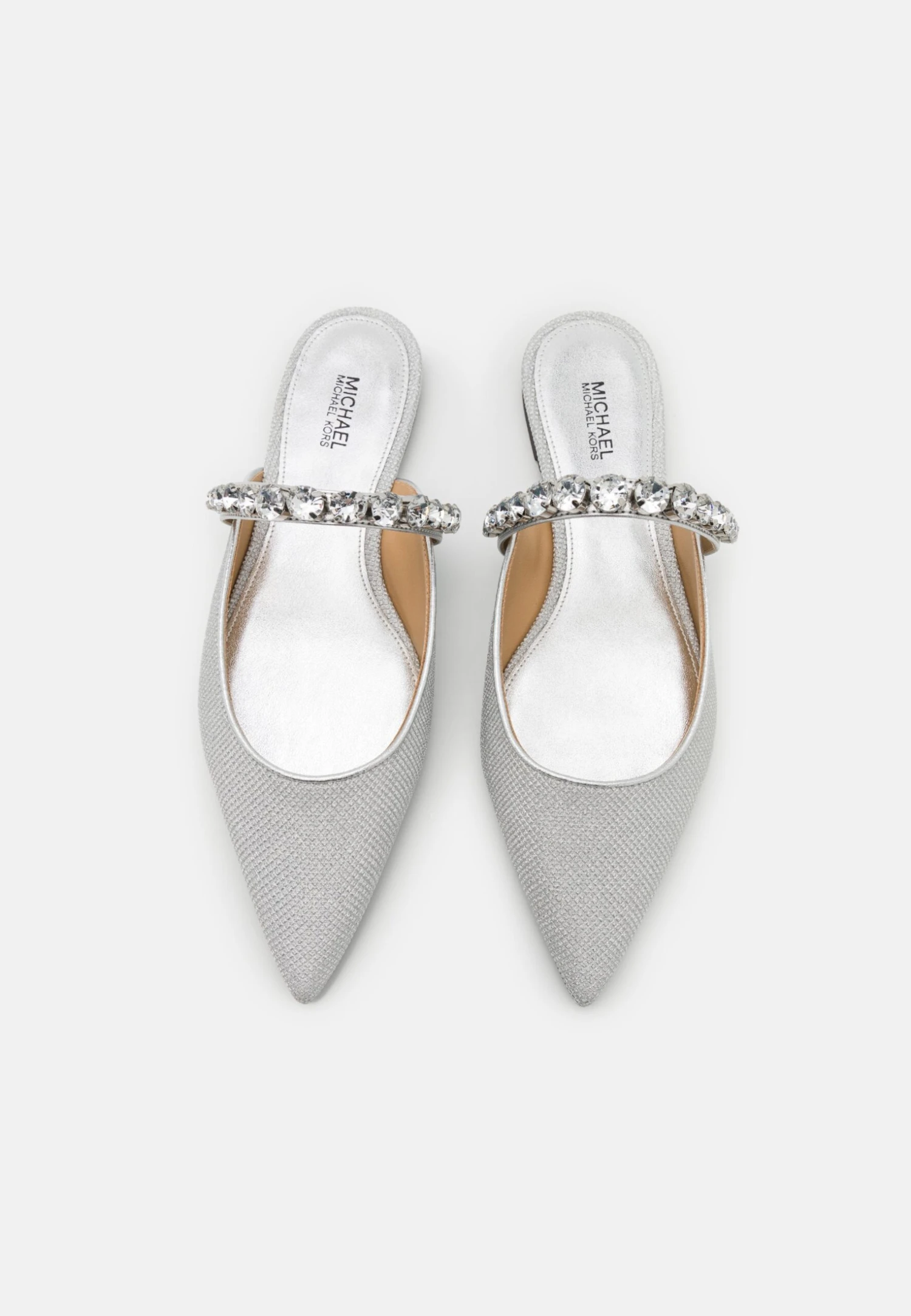 MICHAEL Michael Kors Jessa Flex Flat Mule - Muiltjes - Silver-Coloured 7 MICHAEL Michael Kors Jessa Flex Flat Mule - Muiltjes - Silver-Coloured - Afbeelding 5