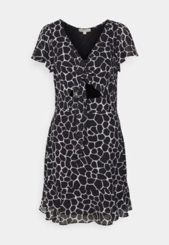 MICHAEL Michael Kors Nubian Giraffe Tie - Jurk - Black/White -MICHAEL Michael Kors d3c36fbc73844c0a969a04f3231fb8c3