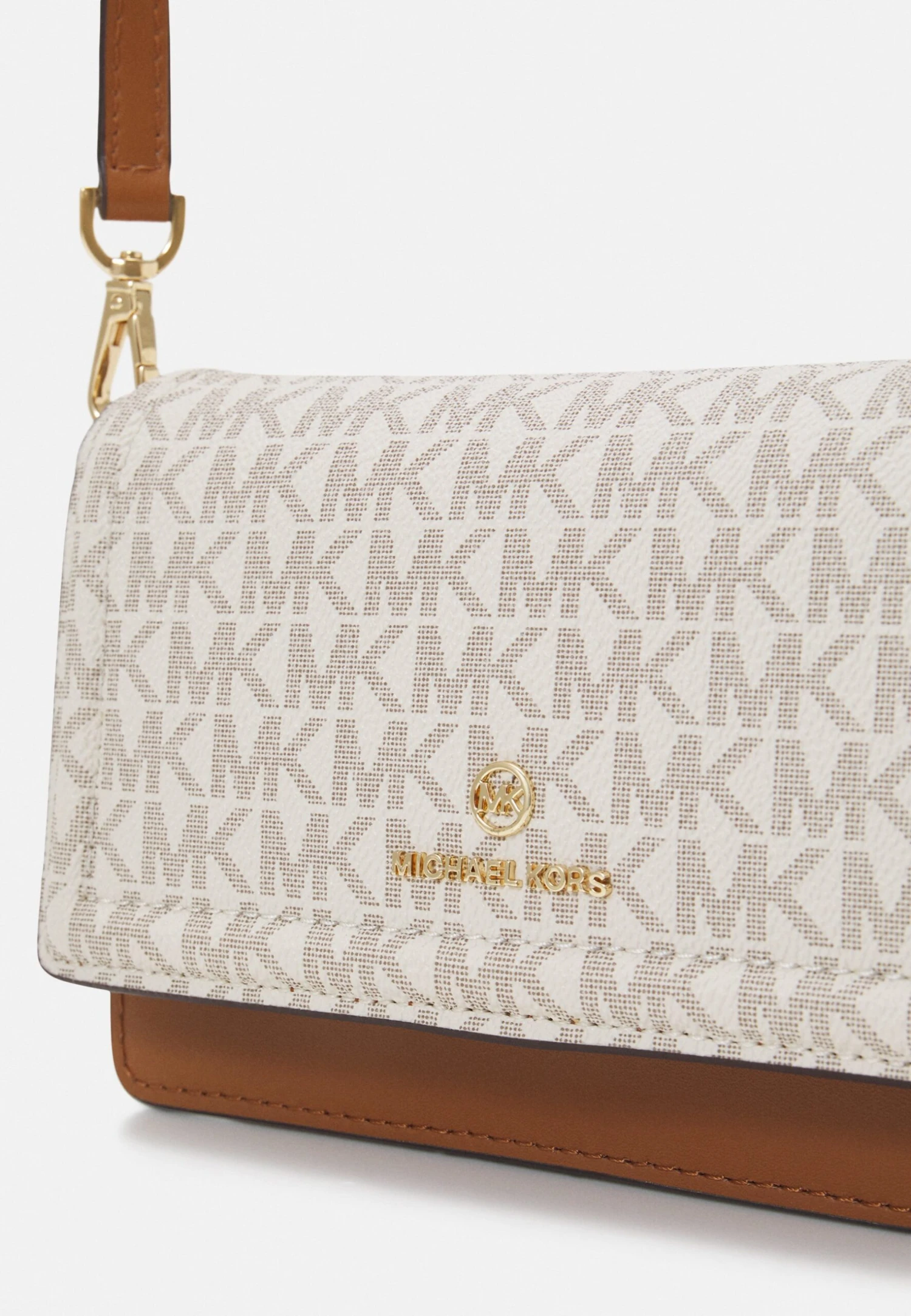 MICHAEL Michael Kors Jet Set Charm Phone Crossbody - Schoudertas - Vanilla/Acrn 8 MICHAEL Michael Kors Jet Set Charm Phone Crossbody - Schoudertas - Vanilla/Acrn - Afbeelding 6