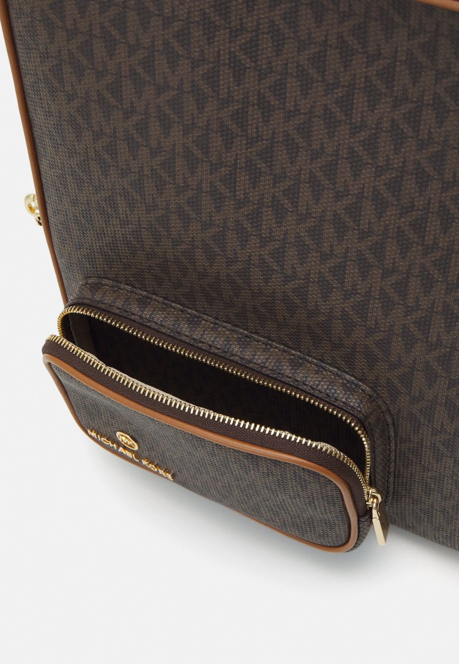 MICHAEL Michael Kors Travel Laptop Case Pouch - Laptoptas - Brown/Acorn 7 MICHAEL Michael Kors Travel Laptop Case Pouch - Laptoptas - Brown/Acorn - Afbeelding 5