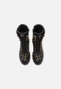 MICHAEL Michael Kors Rowan Lace - Enkellaarsjes Met Plateauzool - Black/Pale Gold 13 MICHAEL Michael Kors Rowan Lace - Enkellaarsjes Met Plateauzool - Black/Pale Gold -MICHAEL Michael Kors d985bfbfb86847c3b7006ce1e8cb4c9b