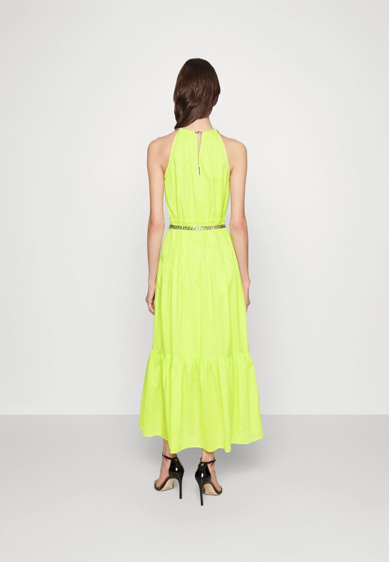 MICHAEL Michael Kors Chain Halter- Cocktailjurk - Brt Limeade 5 MICHAEL Michael Kors Chain Halter- Cocktailjurk - Brt Limeade - Afbeelding 3