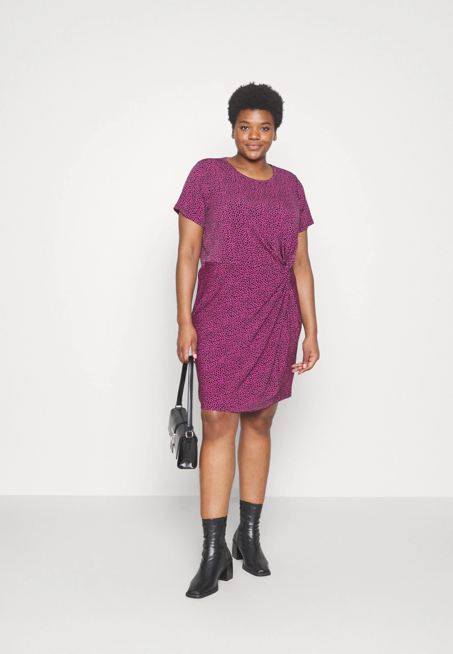 MICHAEL Michael Kors Twist Mini - Jerseyjurk - Cerise 4 MICHAEL Michael Kors Twist Mini - Jerseyjurk - Cerise - Afbeelding 2