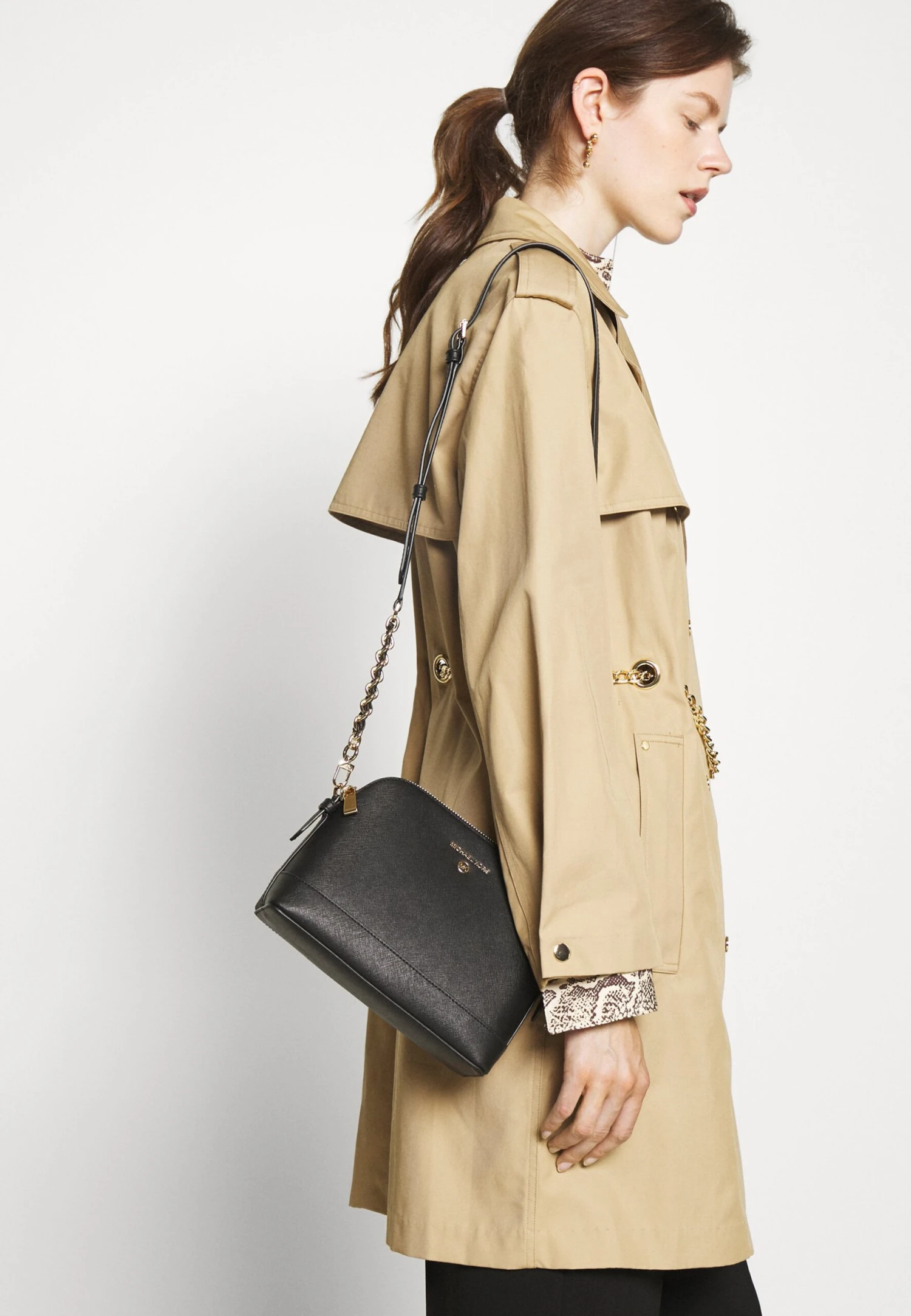 MICHAEL Michael Kors Jet Set Charm Dome Xbody - Schoudertas - Black 3 MICHAEL Michael Kors Jet Set Charm Dome Xbody - Schoudertas - Black