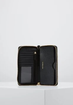 MICHAEL Michael Kors Jet Set Flat Case Crossgrain- Portemonnee - Black 14 MICHAEL Michael Kors Jet Set Flat Case Crossgrain- Portemonnee - Black -MICHAEL Michael Kors dc907c5e2bb84c78a91404b7bdcfb430