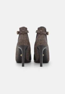 MICHAEL Michael Kors Lawson Open Toe - Enkellaarsjes Met Hoge Hak - Black/Brown 12 MICHAEL Michael Kors Lawson Open Toe - Enkellaarsjes Met Hoge Hak - Black/Brown -MICHAEL Michael Kors de98f2f9d92849edb33c61b380c88120