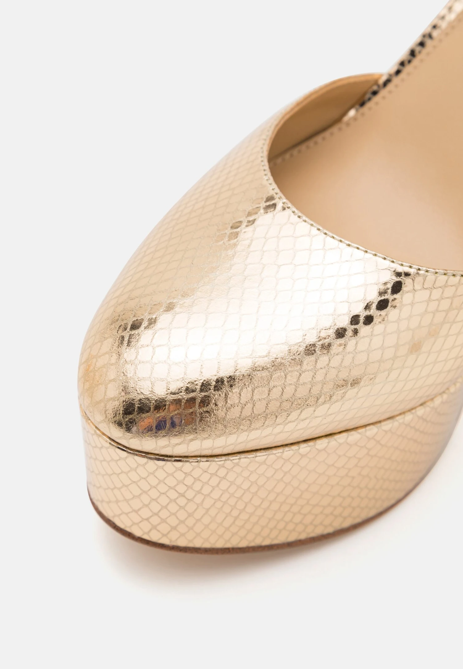 MICHAEL Michael Kors Martina Ankle Strap - Plateaupumps - Pale Gold 9 MICHAEL Michael Kors Martina Ankle Strap - Plateaupumps - Pale Gold - Afbeelding 7