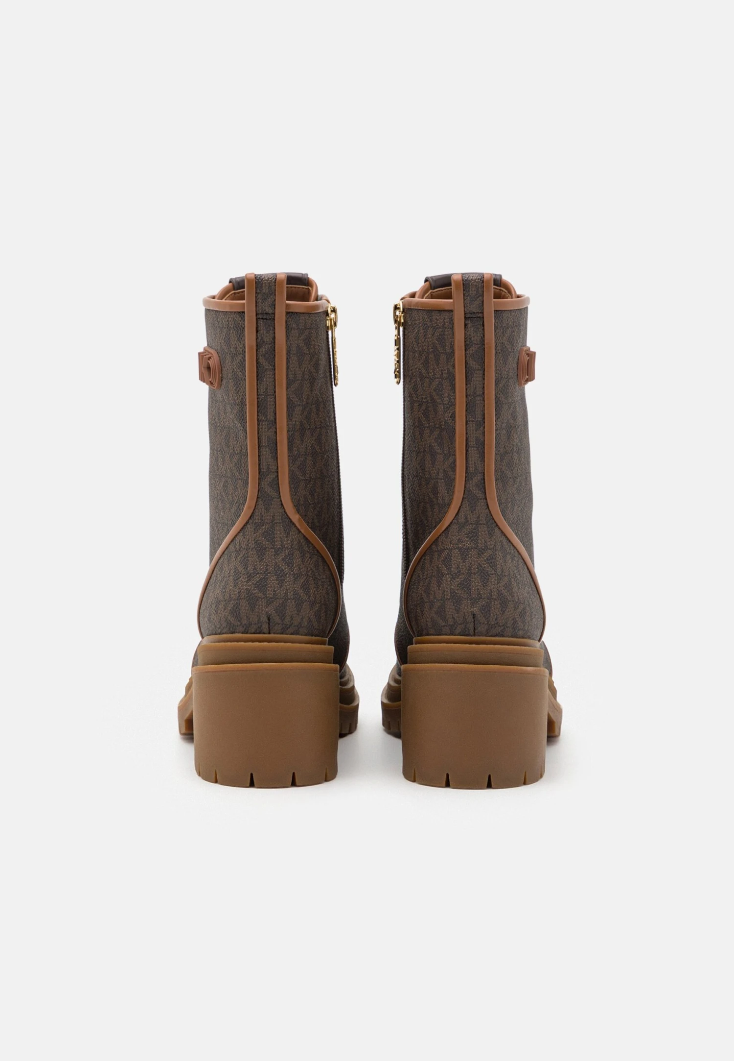 MICHAEL Michael Kors Hanley- Enkellaarsjes Met Plateauzool - Brown 6 MICHAEL Michael Kors Hanley- Enkellaarsjes Met Plateauzool - Brown - Afbeelding 4