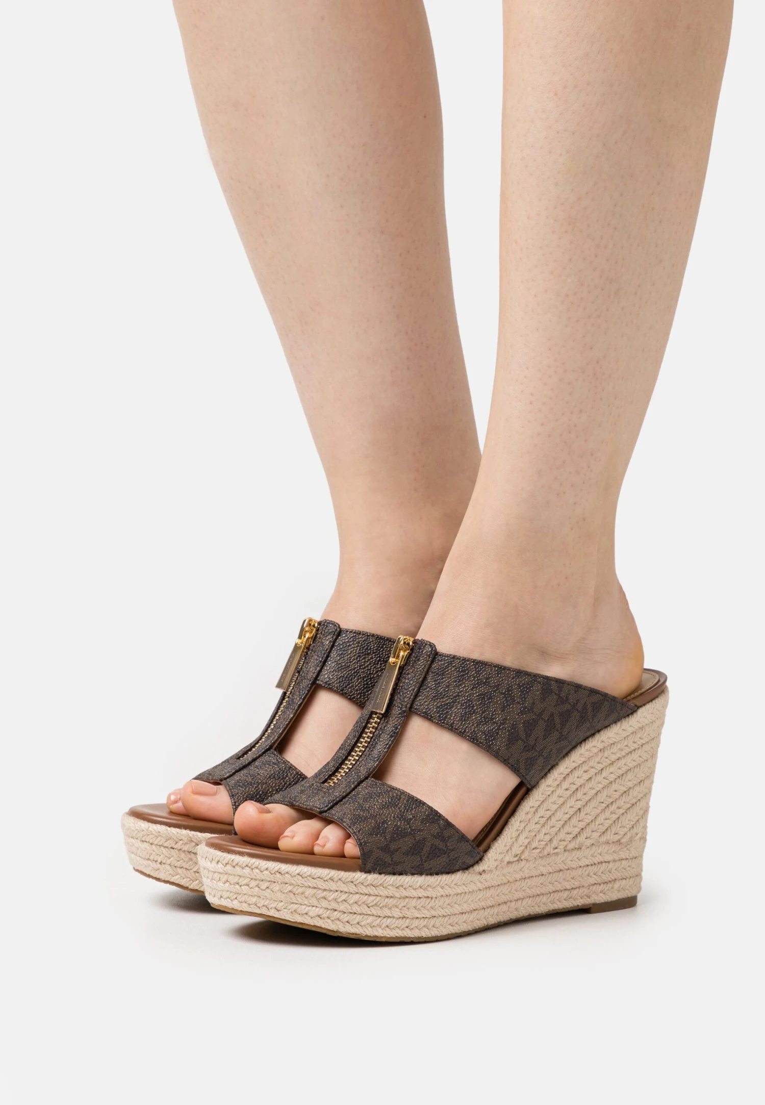 MICHAEL Michael Kors Bradley Mule - Muiltjes Met Hak - Brown 3 MICHAEL Michael Kors Bradley Mule - Muiltjes Met Hak - Brown