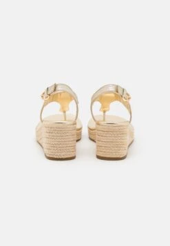 MICHAEL Michael Kors Laney Thong - Sandalen Met Sleehak - Pale Gold -MICHAEL Michael Kors e1fc7e07ba4f43e09669ba40d137f813