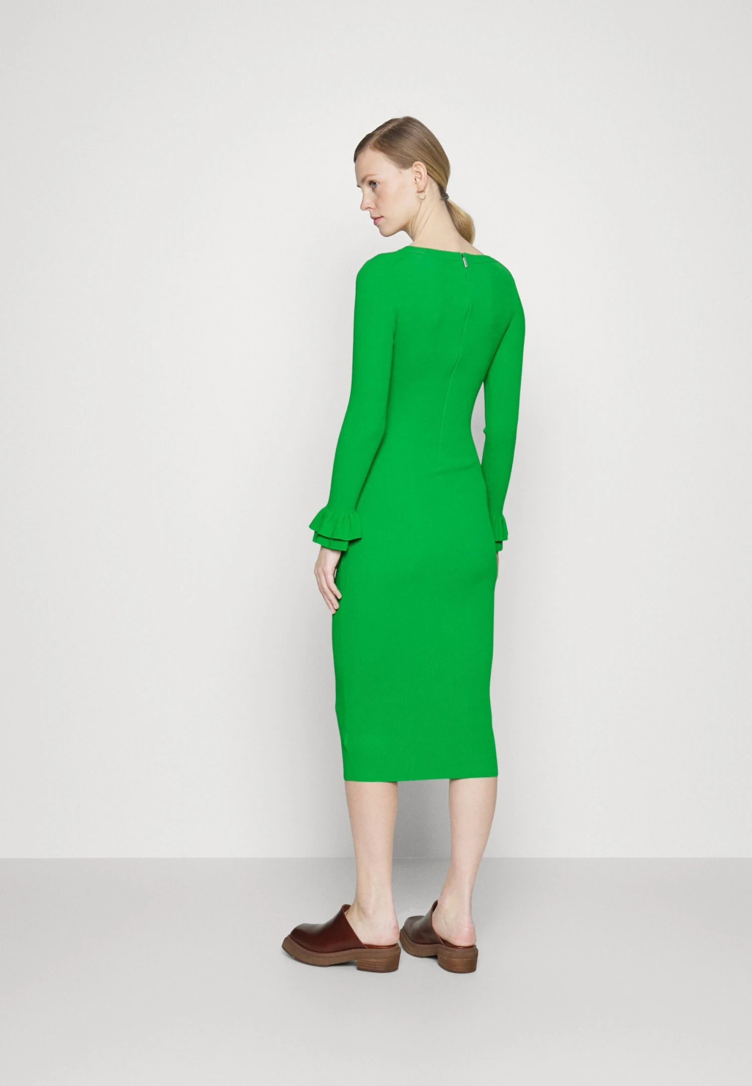 MICHAEL Michael Kors Ruffle Cuff- Cocktailjurk - Spring Green 5 MICHAEL Michael Kors Ruffle Cuff- Cocktailjurk - Spring Green - Afbeelding 3