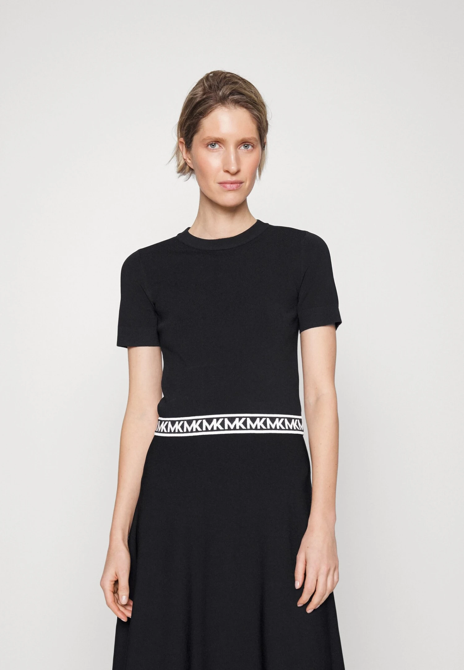 MICHAEL Michael Kors Mega Dot Crew - T-Shirt Print - Black 3 MICHAEL Michael Kors Mega Dot Crew - T-Shirt Print - Black